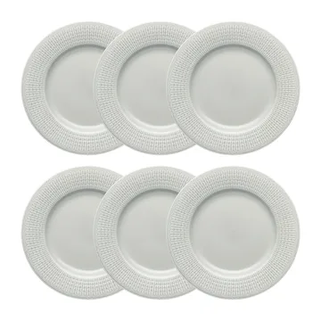 Swedish Grace lautanen Ø24 cm 6-pakkaus Dimma (harmaa) - Rörstrand