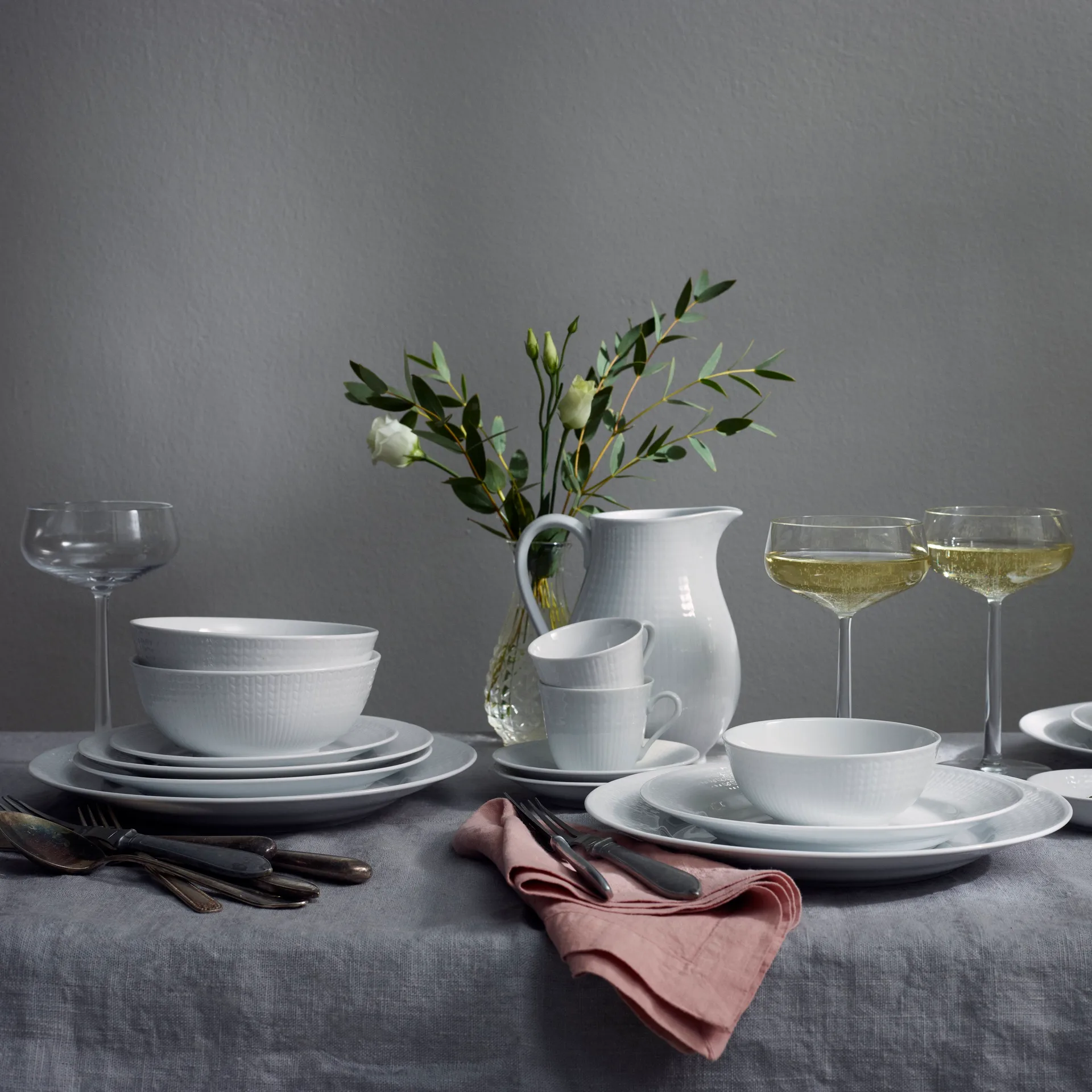 Swedish Grace -lautanen 27 cm 6 kpl valkoinen Rörstrand