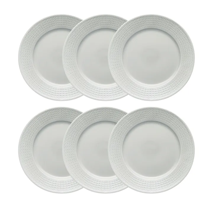 Swedish Grace lautanen Ø 27 cm 6-pakkaus Dimma (harmaa) - Rörstrand