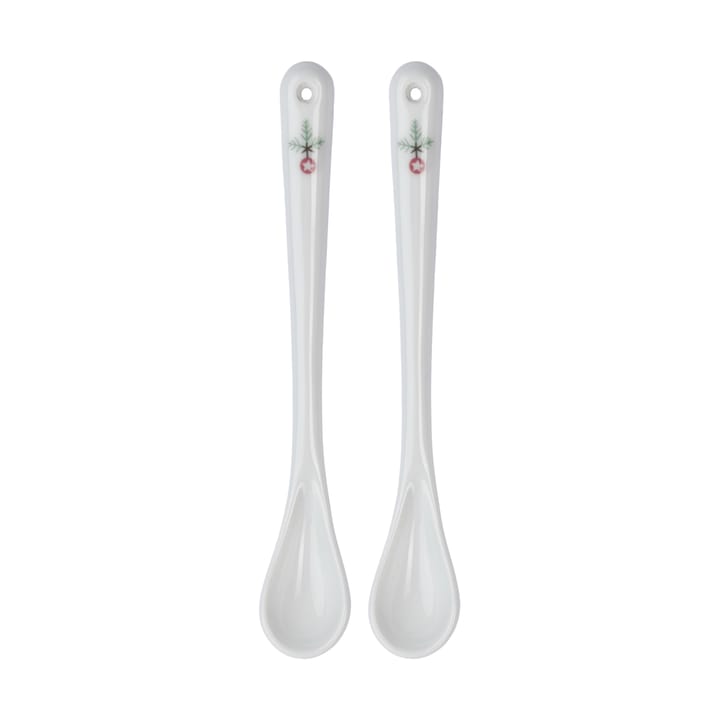 Swedish Grace Winter lusikka 15 cm 2-pakkaus - Valkoinen - Rörstrand