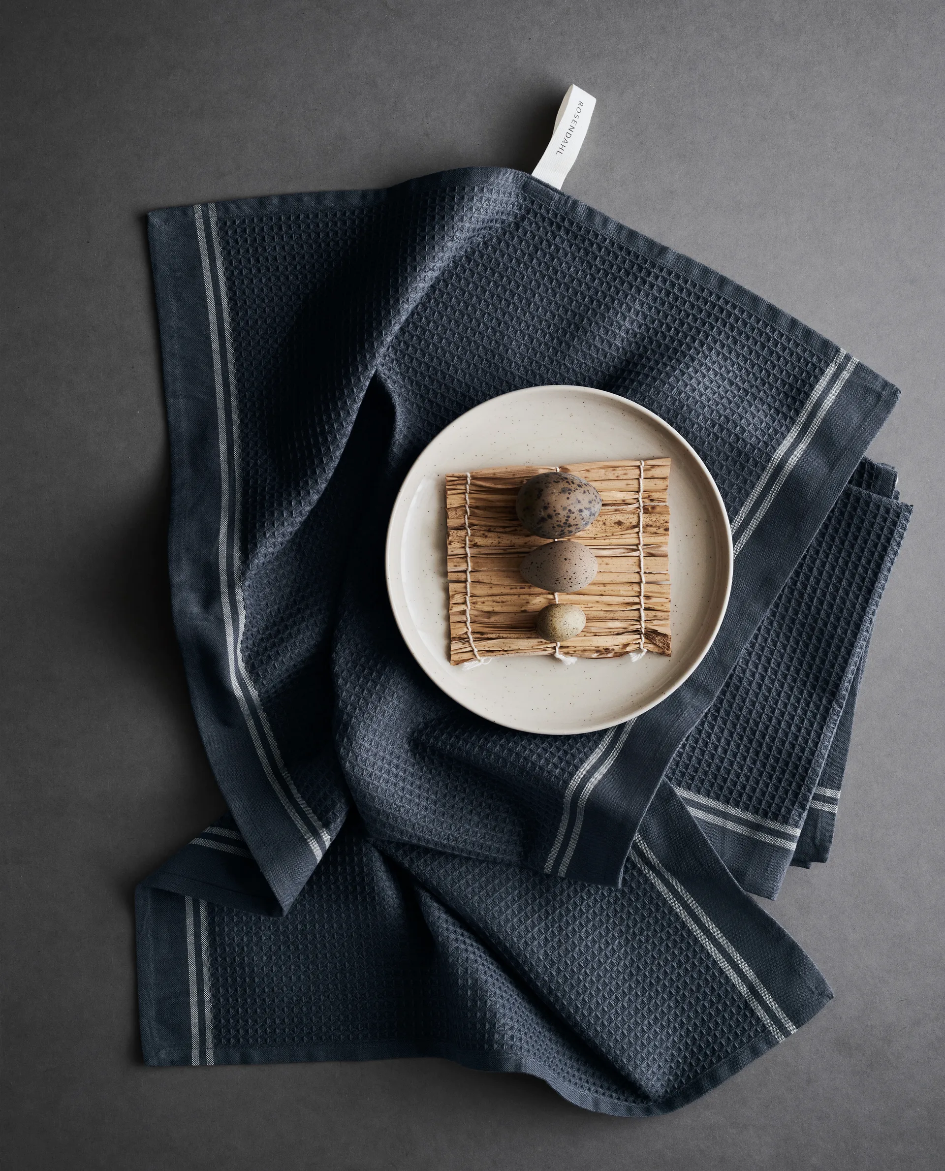 Alpha keittiöpyyhe 50x70 cm, Tummanharmaa Rosendahl