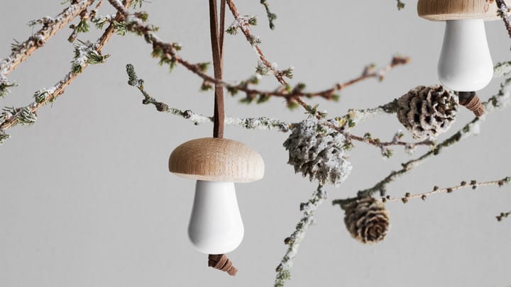 Forest tales -sieni Ø 4,5 cm, Valkoinen Rosendahl