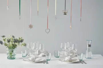 Karen Blixen joulukoriste Kukkasydän - Silver - Rosendahl