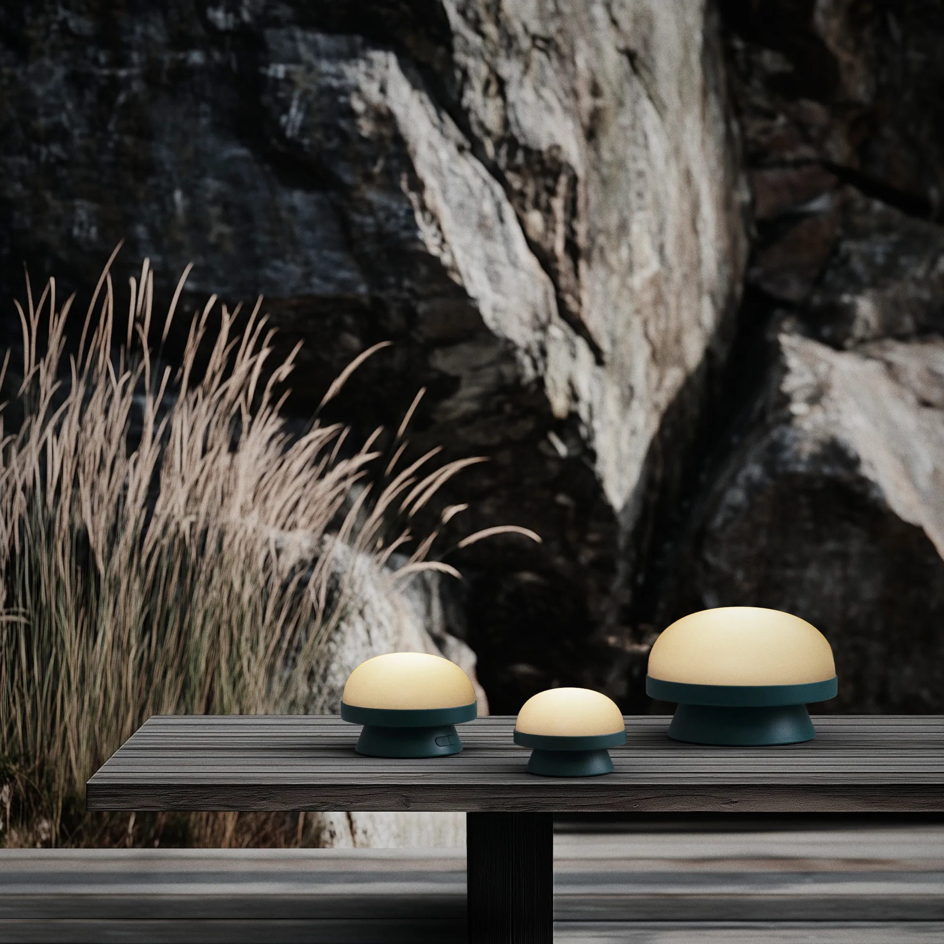 Soft Spot dots aurinkokennovalo Ø11,5 cm, Forest green Rosendahl