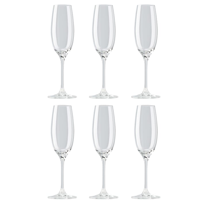 DiVino samppanjalasi 22 cl, 6-pakkaus, Kirkas Rosenthal