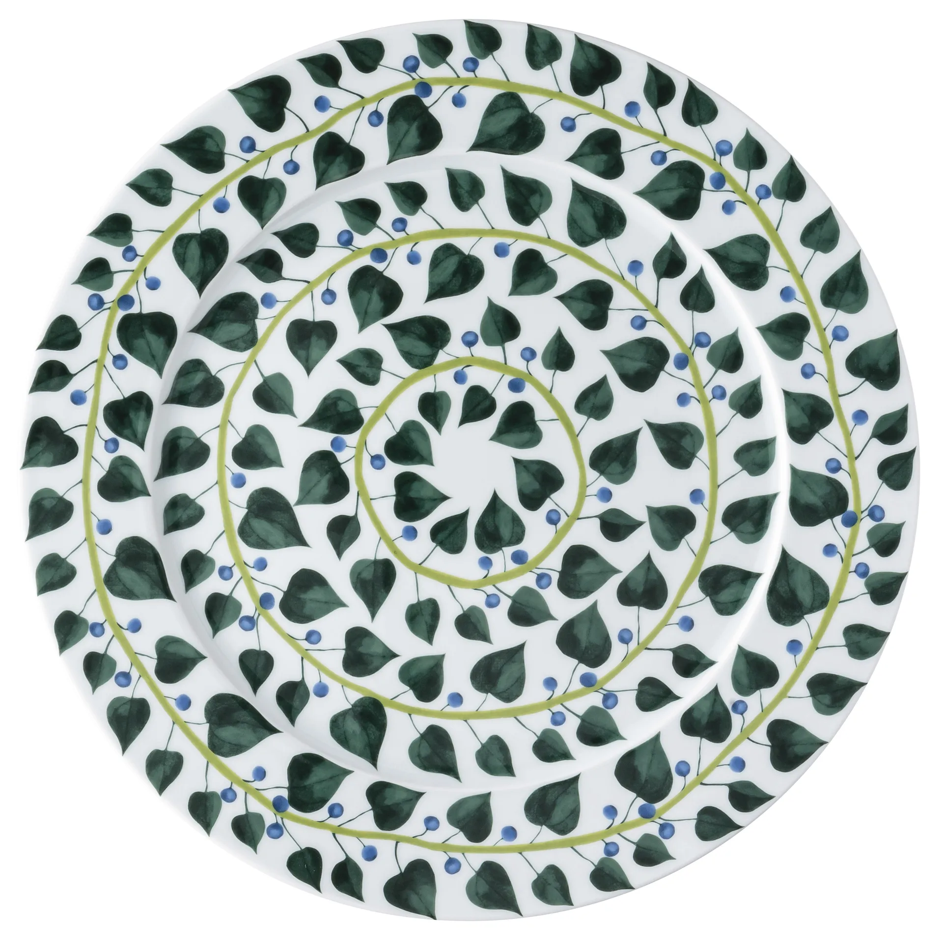 Magic Garden Foliage -tarjoiluvati Ø 33 cm, Valkoinen-vihreä Rosenthal