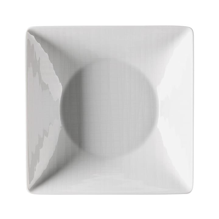 Mesh neliskulmainen syvä lautanen 20 cm, valkoinen Rosenthal