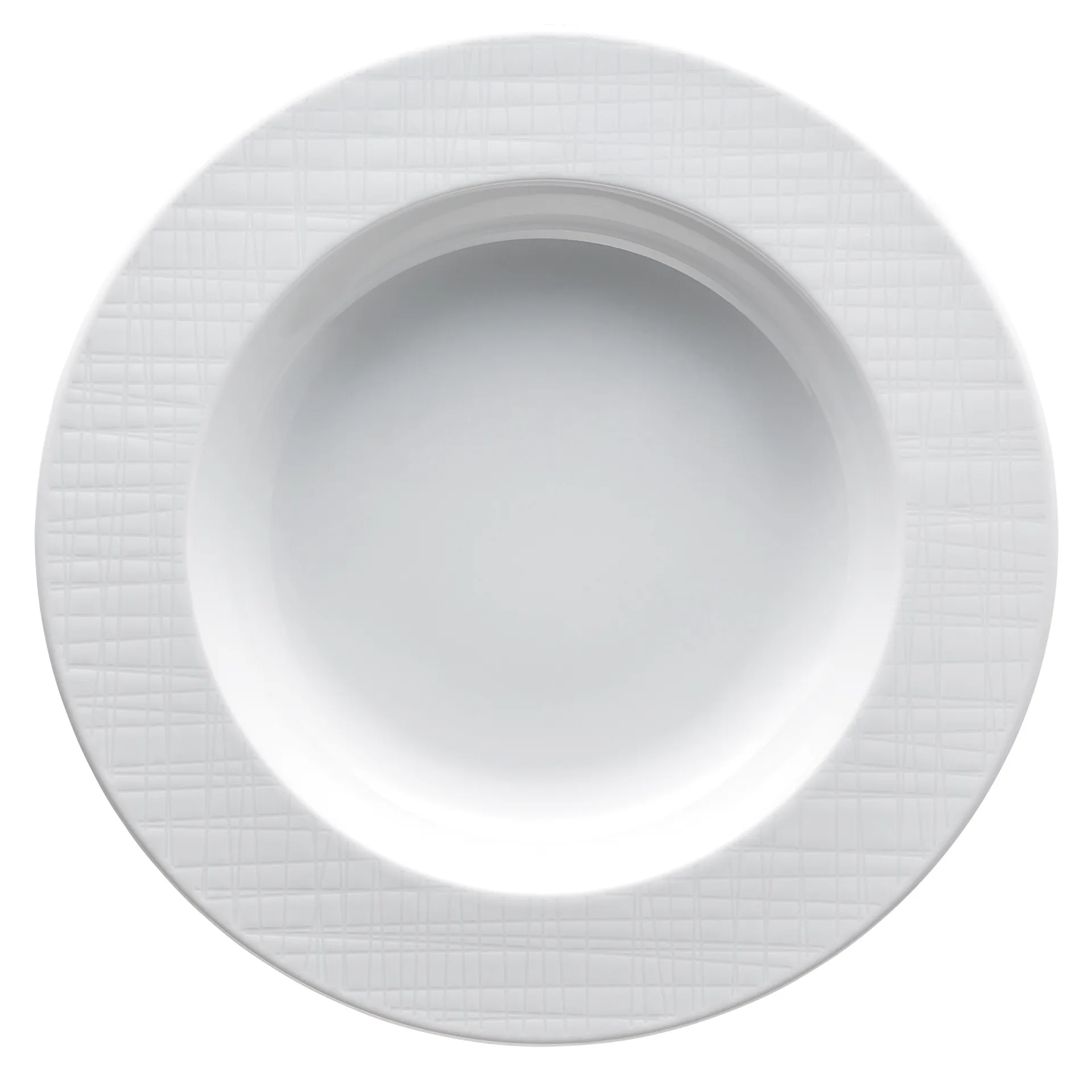 Mesh Rim syvä lautanen 23 cm, Valkoinen Rosenthal