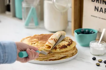 Emma palettiveitsi kapea teräs 33 cm - Nordic green - Rosti