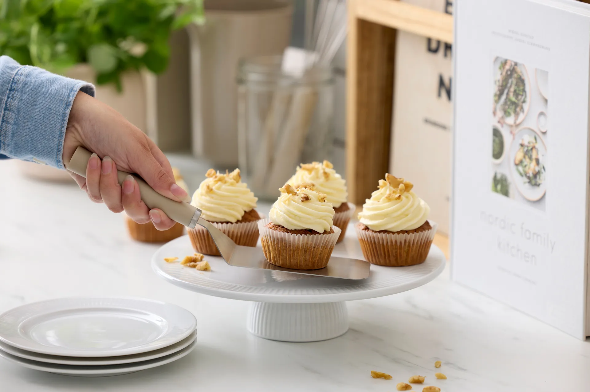 Emma palettiveitsi leveä teräs 26 cm, Humus Rosti