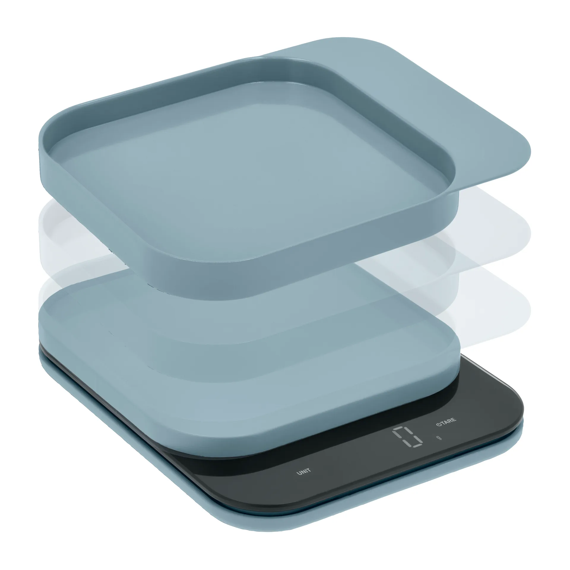 Mensura keittiövaaka, Dusty blue Rosti