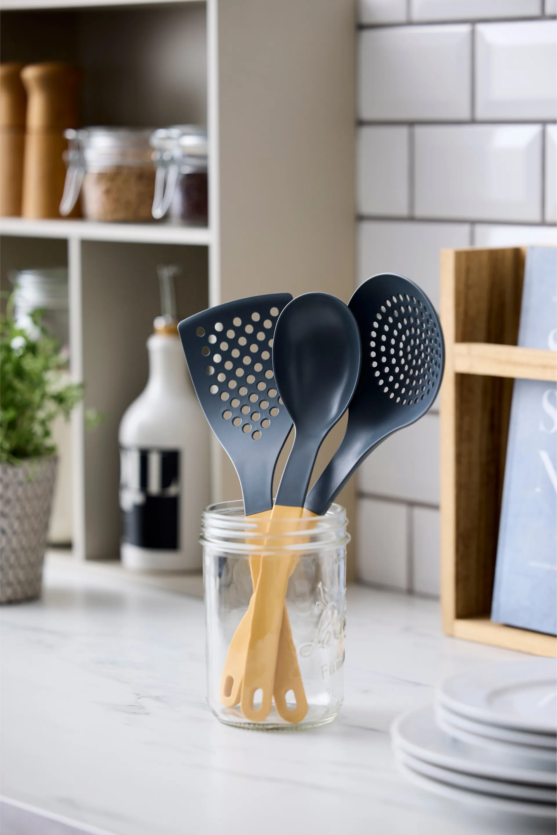 Optima keittiövälineet 2 3 osaa, Curry-nylon Rosti