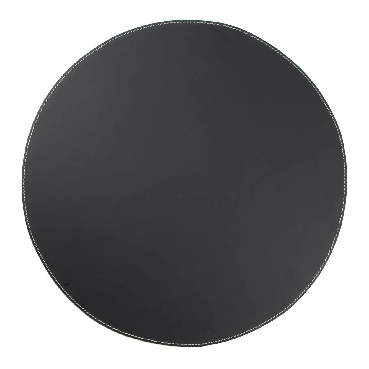 Ørskov Ørskov pöytätabletti nahka pyöreä musta