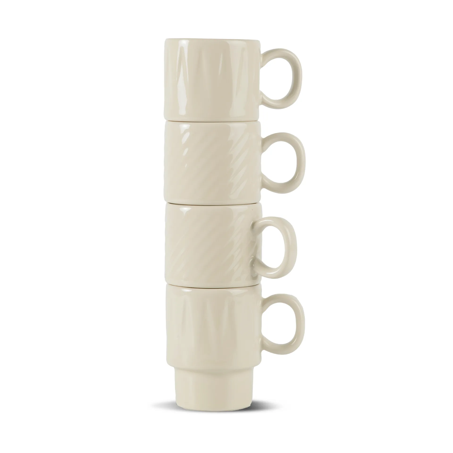 Coffee & More espressokuppi 4 kpl, Beige Sagaform