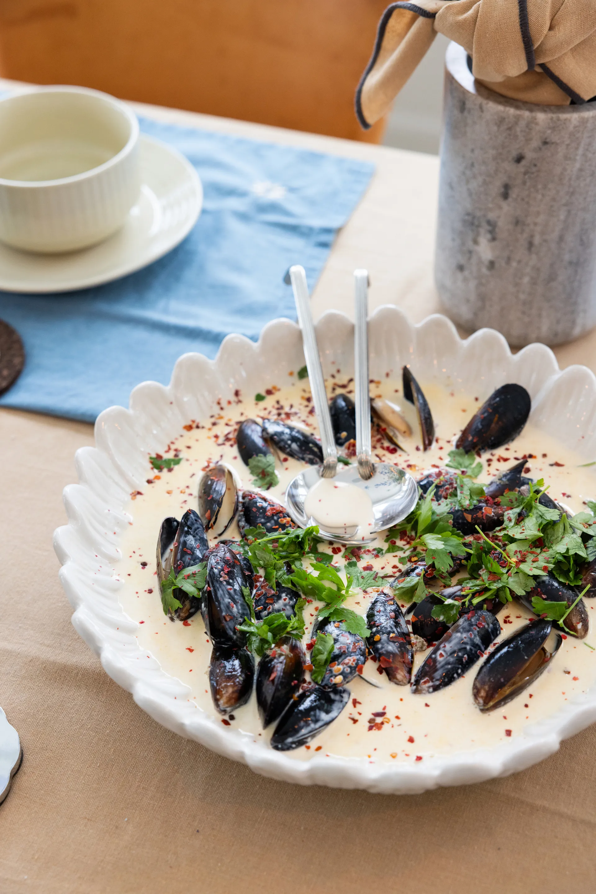 Dagny syvä vati Ø32 cm, Valkoinen Sagaform