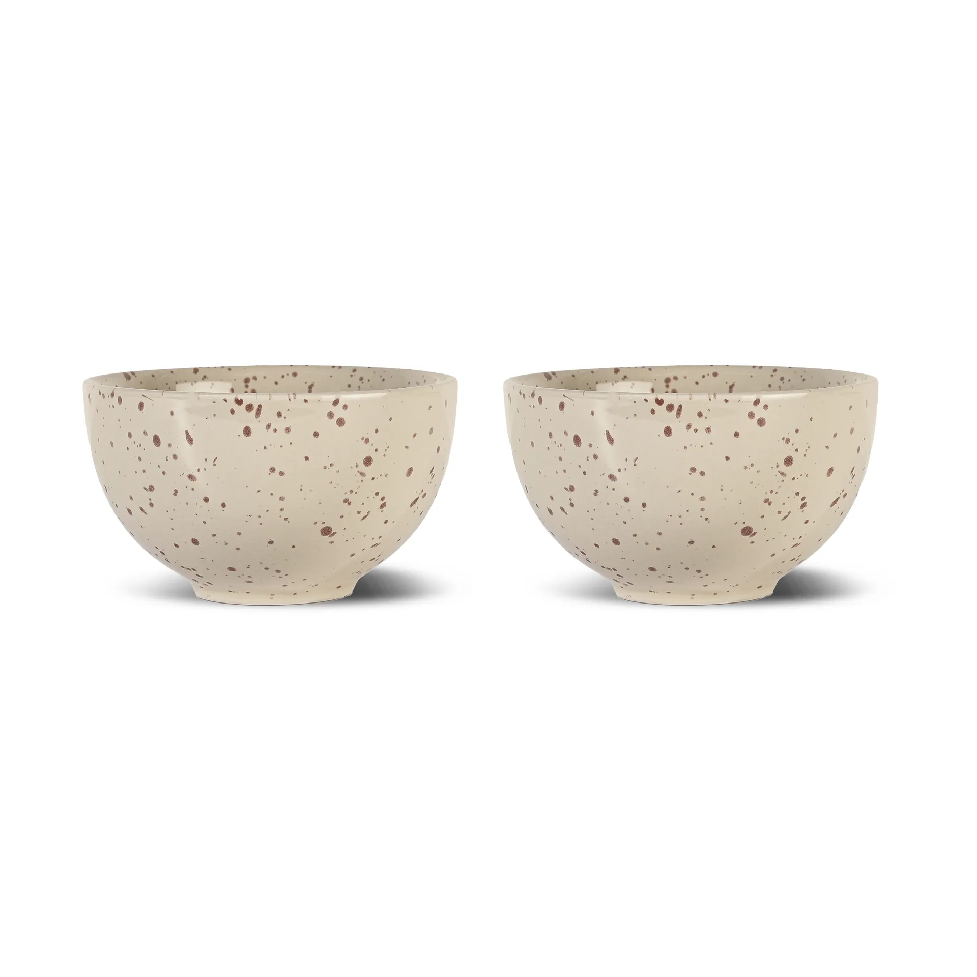 Ditte kulho 2 kpl, Beige-viininpunainen Sagaform