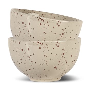 Ditte kulho 2 kpl - Beige-viininpunainen - Sagaform
