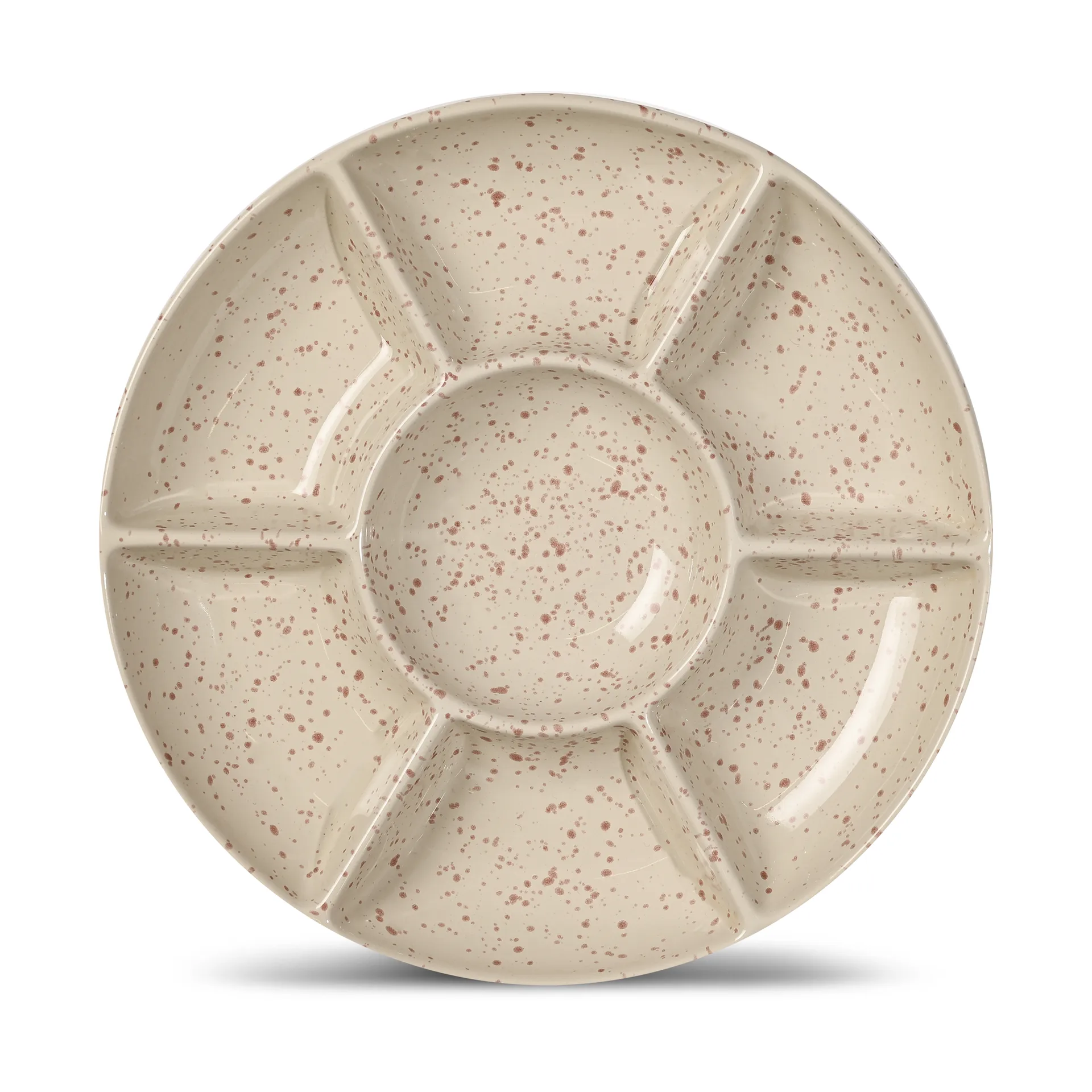 Ditte tarjoilulautanen, Beige-viininpunainen Sagaform