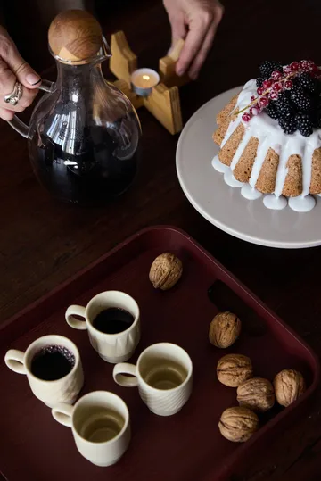 Hanna tarjotin - viininpunainen - Sagaform