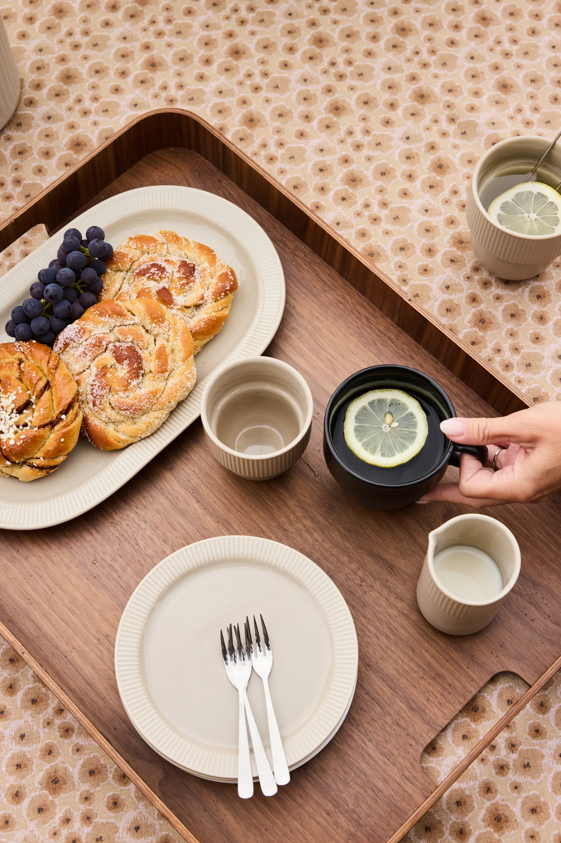 Inka teemuki 37,5 cl, Beige–lämmin harmaa Sagaform