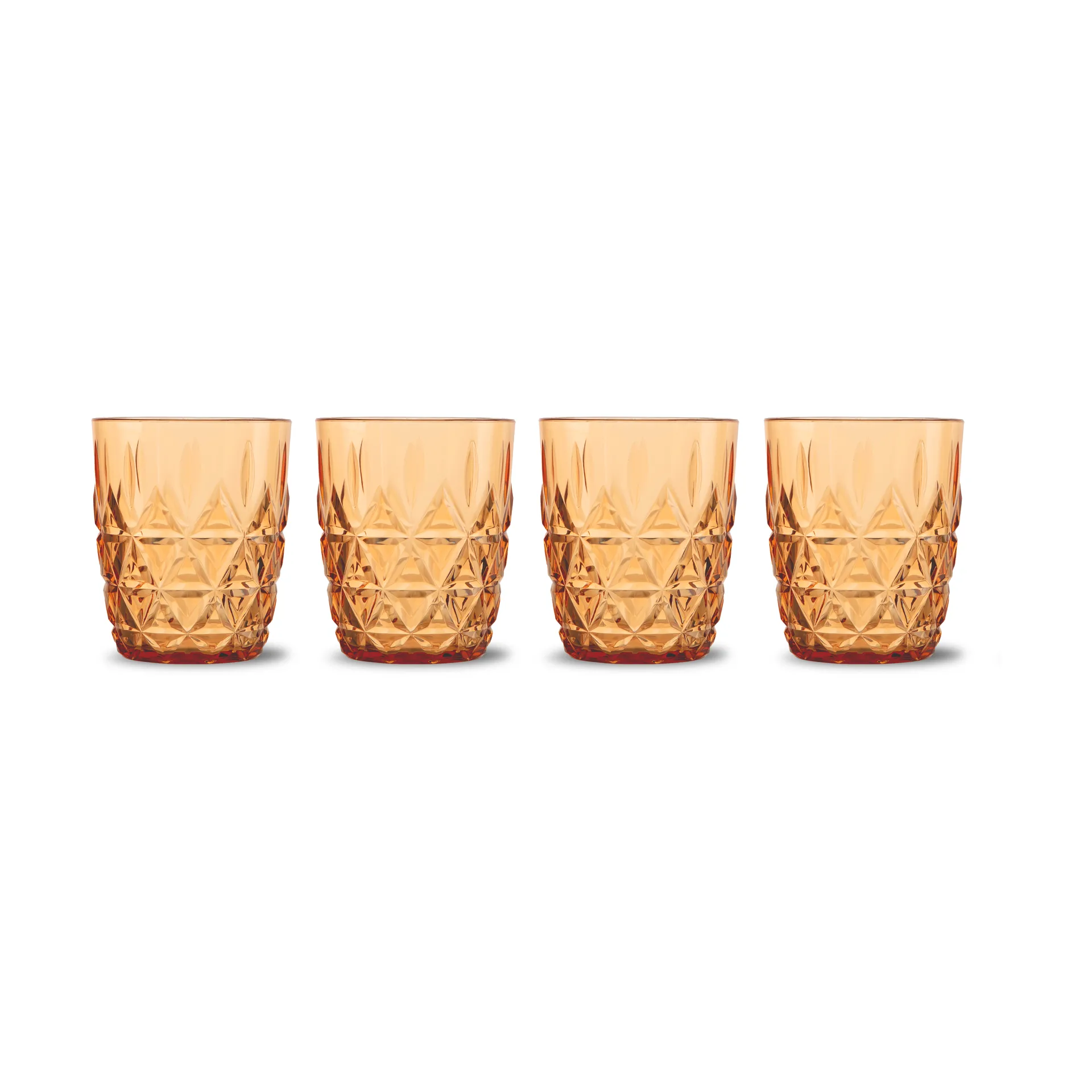 Picknick Juni juomalasi 28 cl 4-pack, Amber Sagaform