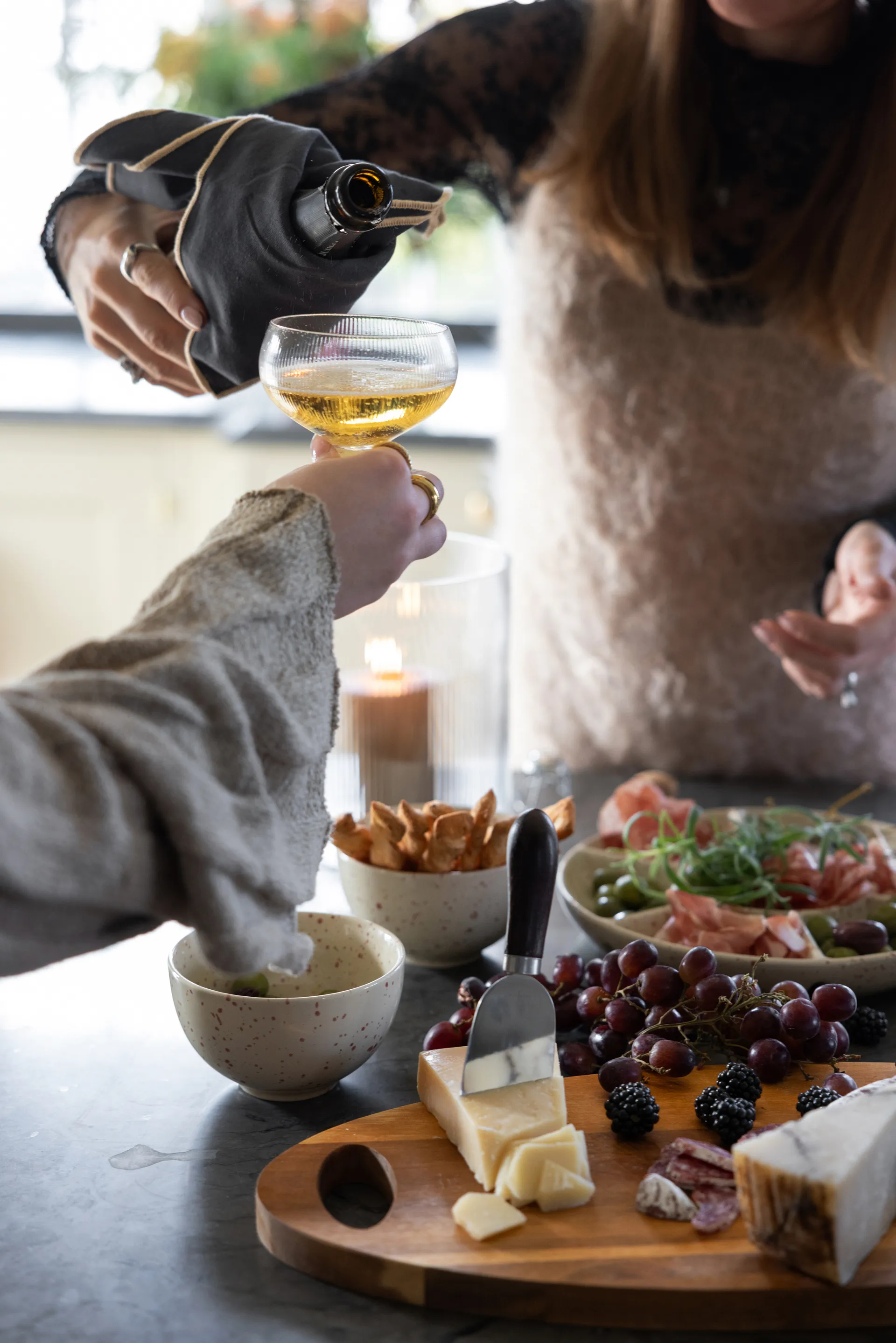 Sagaform Blanka samppanjalasi 30 cl 2-pack, Selkeä Sagaform