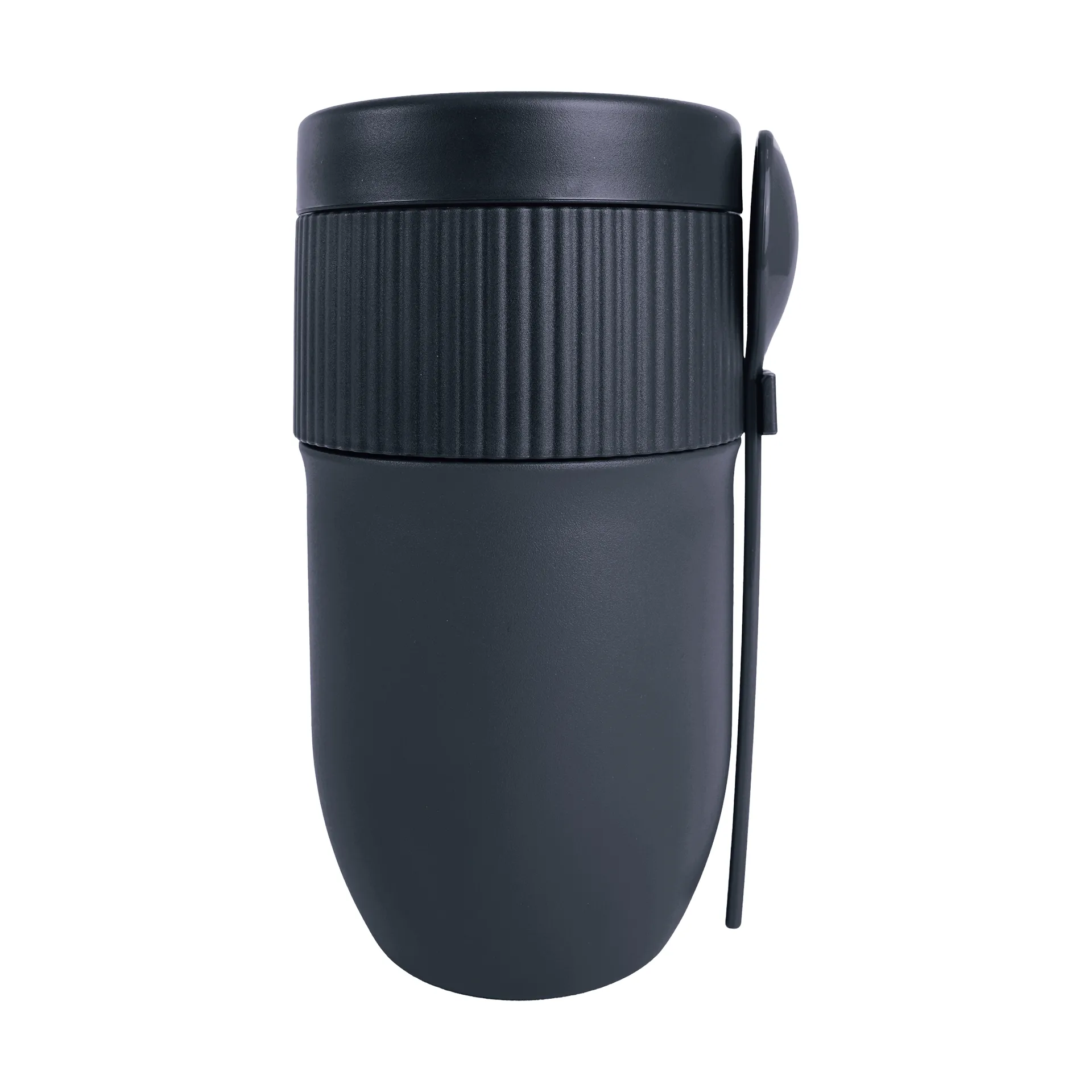 Sagaform Ted termosjogurttimuki lusikalla Sininen Pantone 2379C, 32 cl