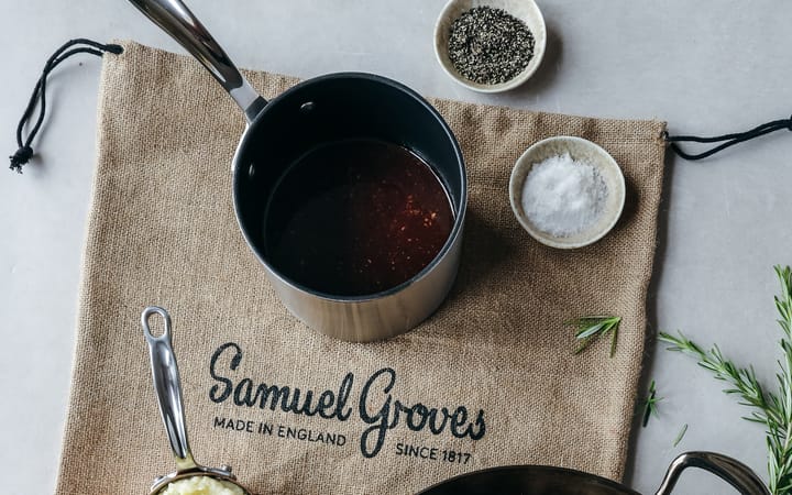 Samuel Groves non stick maitokasari Ø14 cm, Ruostumaton teräs Samuel Groves
