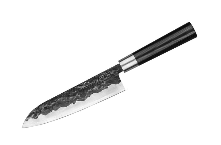 Blacksmith Santokuveitsi 18 cm, Musta Samura