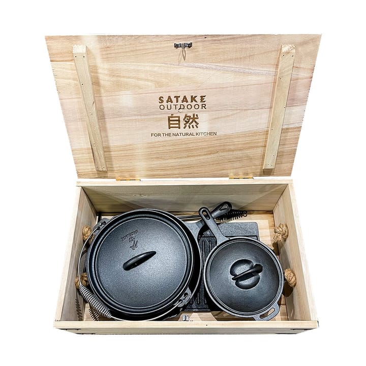 Satake Outdoorset 6 osaa, Musta Satake