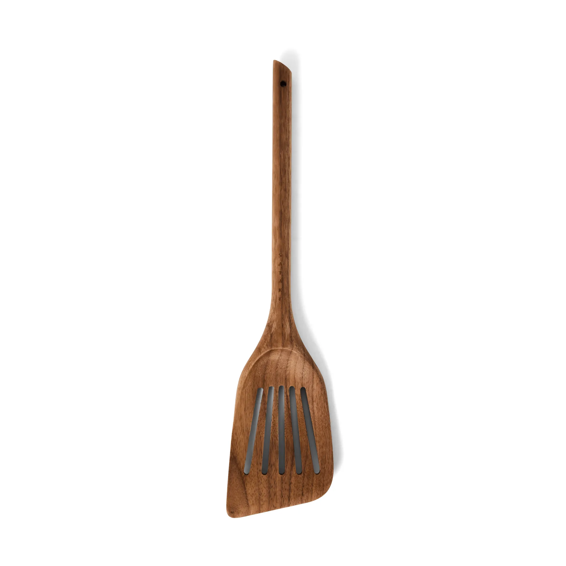 Satake paistilasta 33,5 cm, Pähkinäpuu, rei’itetty Satake