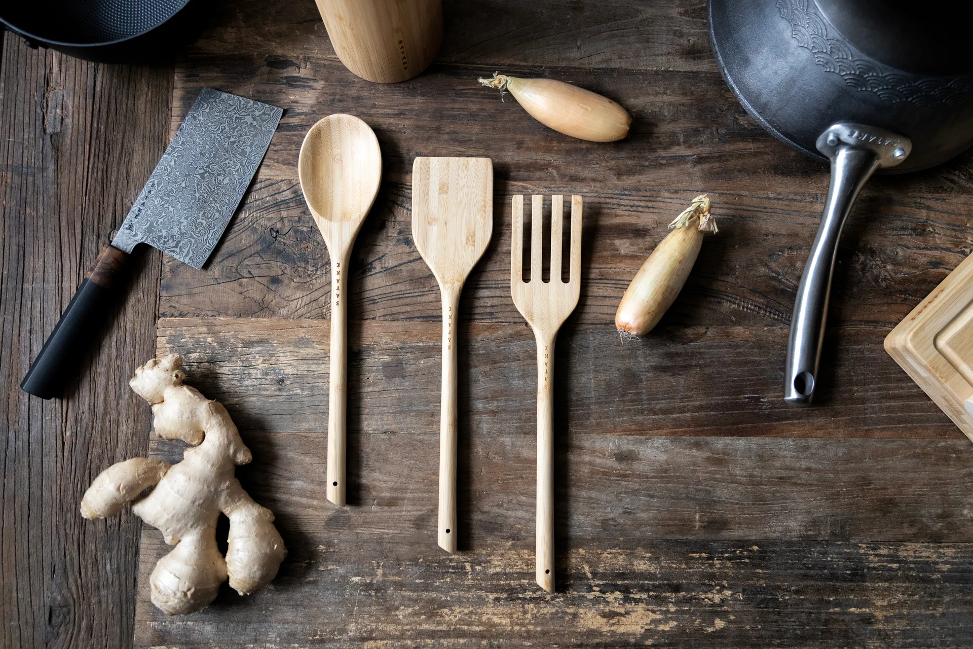 Satake työkalusetti, Bambu, 3 osaa Satake