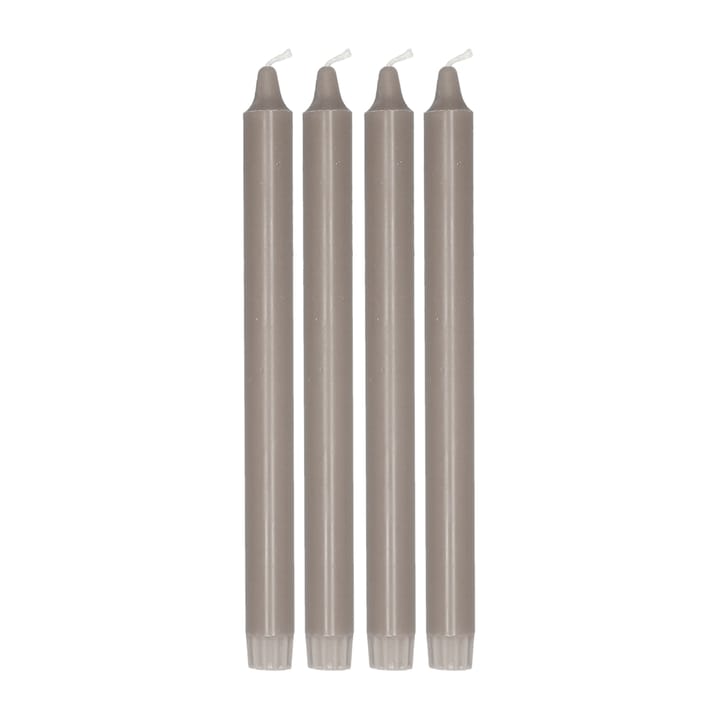 Ambiance kruununkynttilä 4-pakkaus 27 cm - Taupe - Scandi Essentials