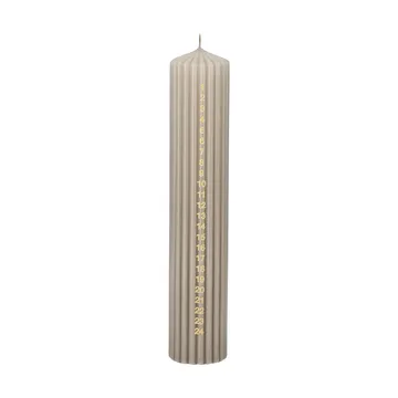 Awaiting kalenterikynttilä - Pellava, 25 cm - Scandi Essentials