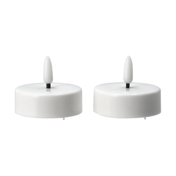 Bright lämpökynttilä LED Ø 5,8 cm 2-pakkaus - White - Scandi Essentials