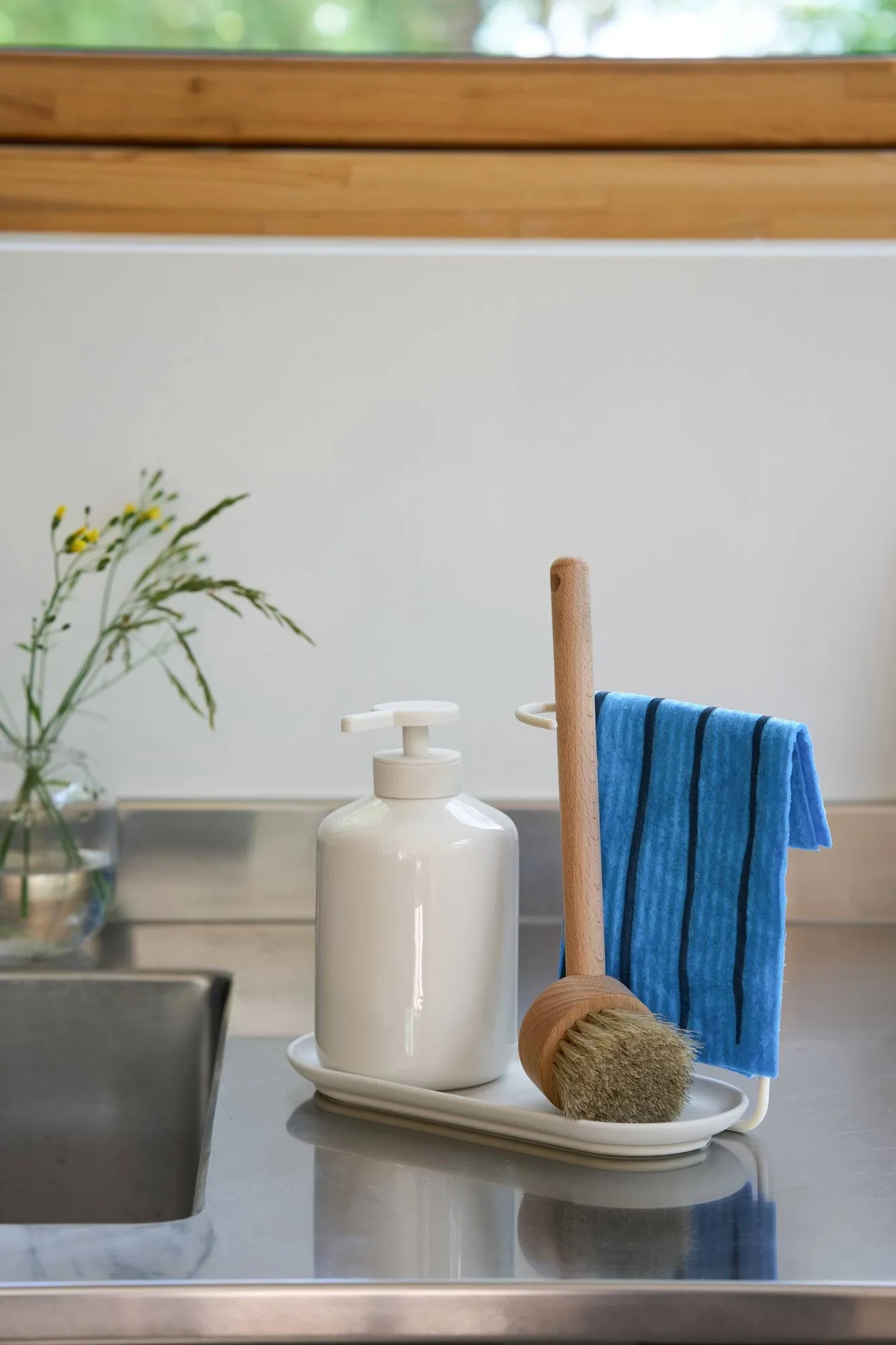 Daily tiskirätti kuviolla, Sininen, 3‑pakkaus Scandi Essentials