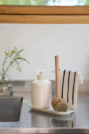 Daily tiskirätti kuviolla - Valkoinen, 3 kpl - Scandi Essentials