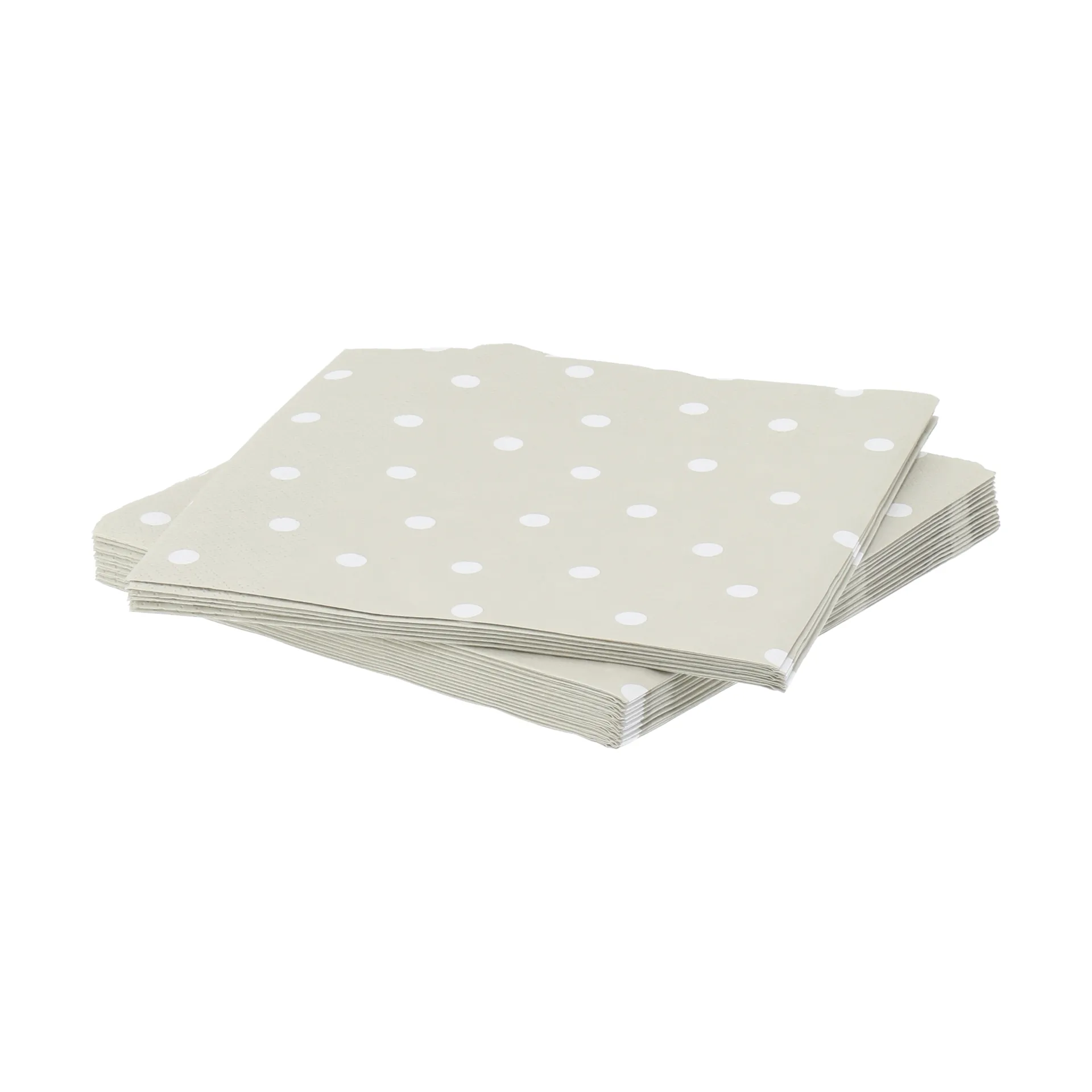 Fine Dots paperiservetti, Valkobeige, 20-pack, 33x33 cm Scandi Essentials