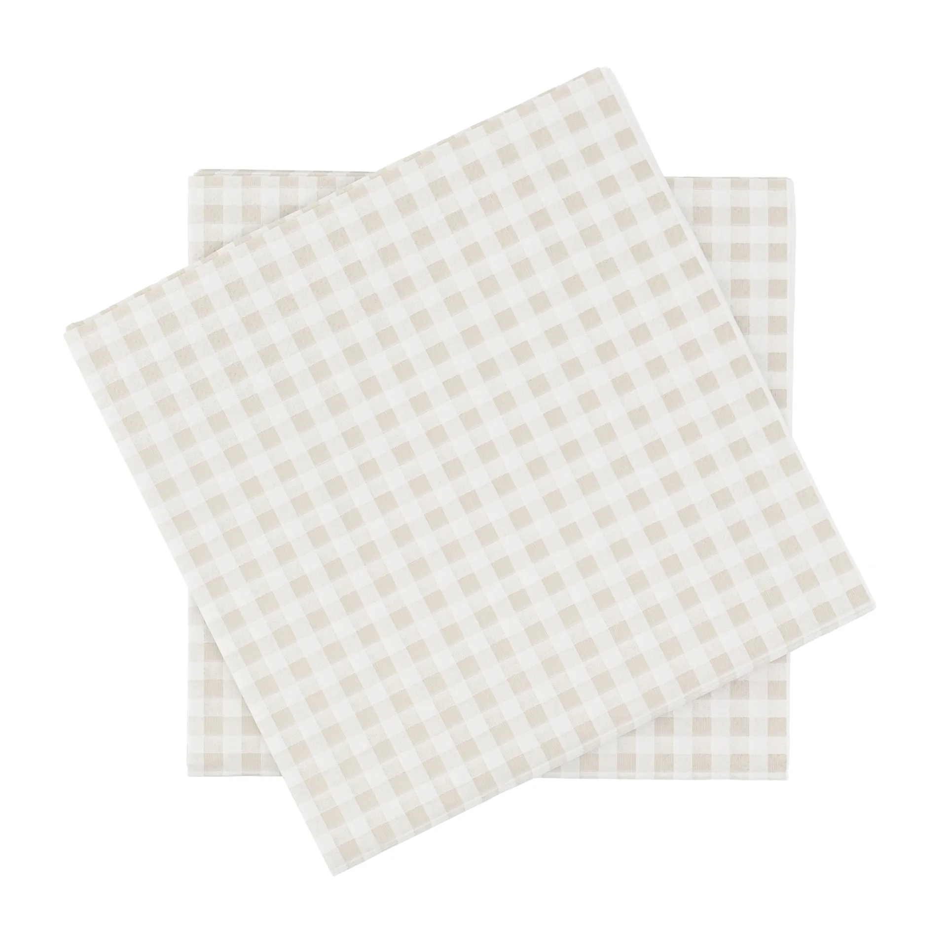 Fine grid paperiservetti, Valkobeige, 20-pack, 33x33 cm Scandi Essentials