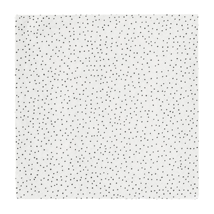 Grain lautasliina 33 x 33 cm 20-pakkaus, white-black Scandi Essentials