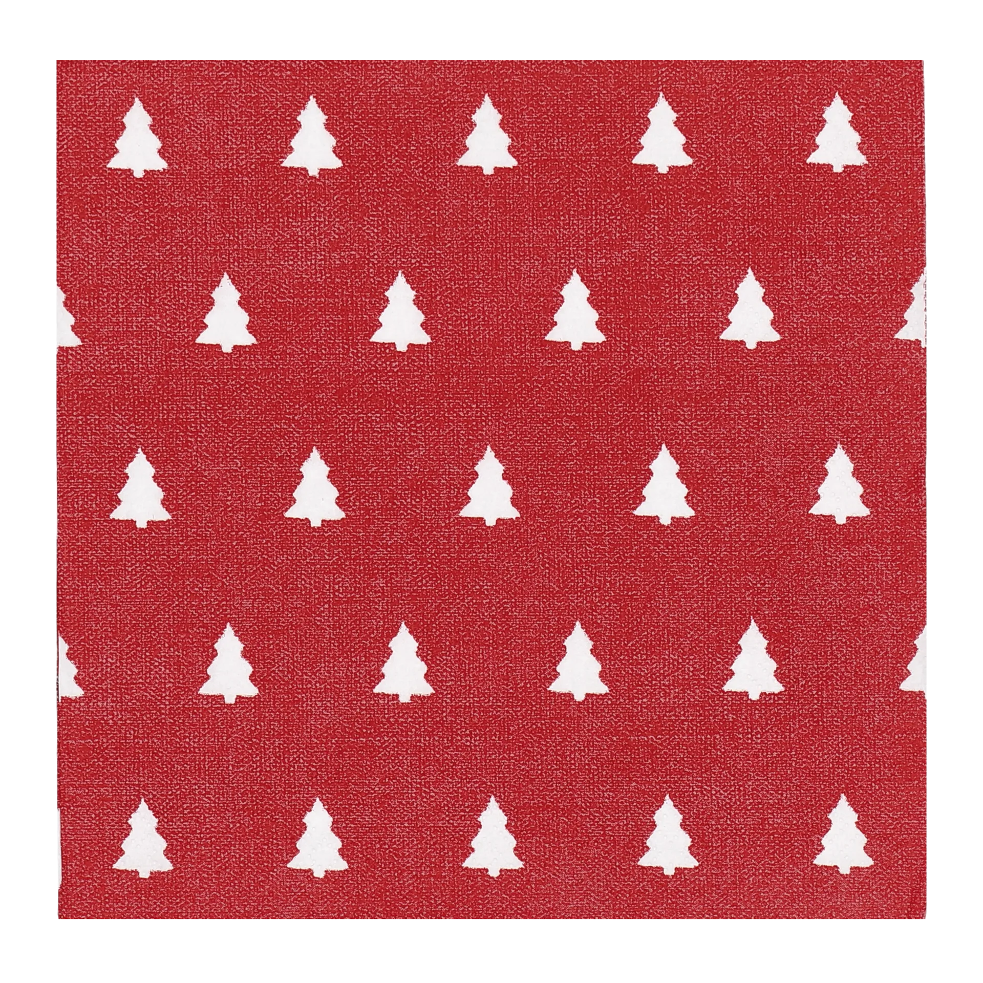 Linen trees -lautasliina 33 x 33 cm 20-pakkaus, Red Scandi Essentials