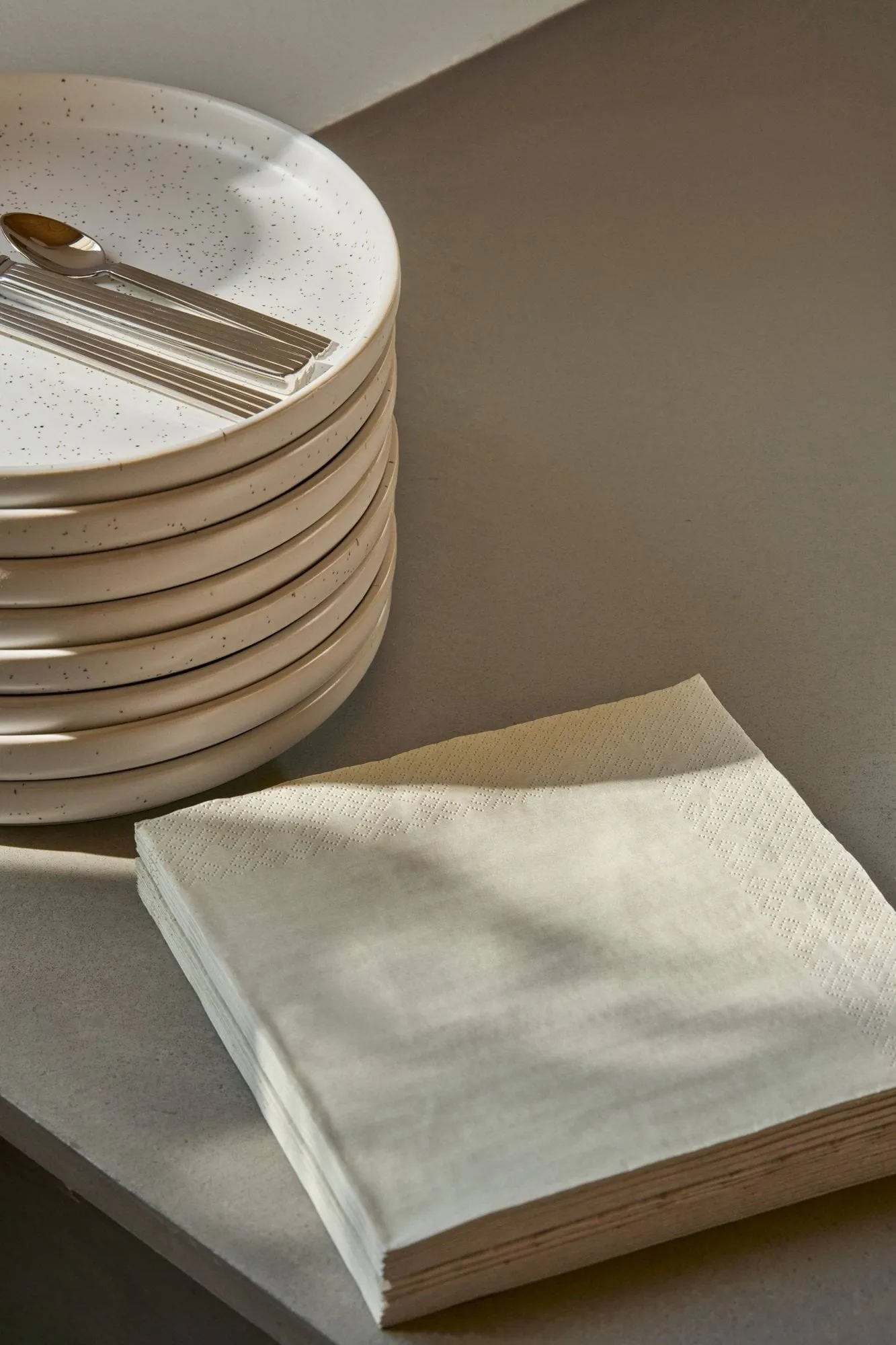 Plain paperiservetti, Beige, 20 kappaletta, 40x40 cm Scandi Essentials