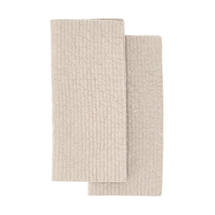Rinse tiskirätti - Beige, 2 kpl - Scandi Essentials