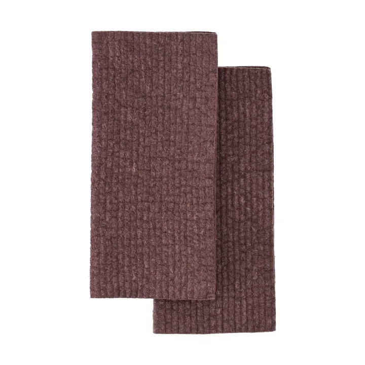 Rinse tiskirätti - Burgundy, 2 kappaletta - Scandi Essentials