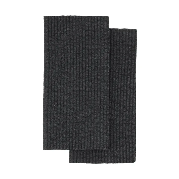 Rinse tiskirätti - Musta, 2-pack - Scandi Essentials
