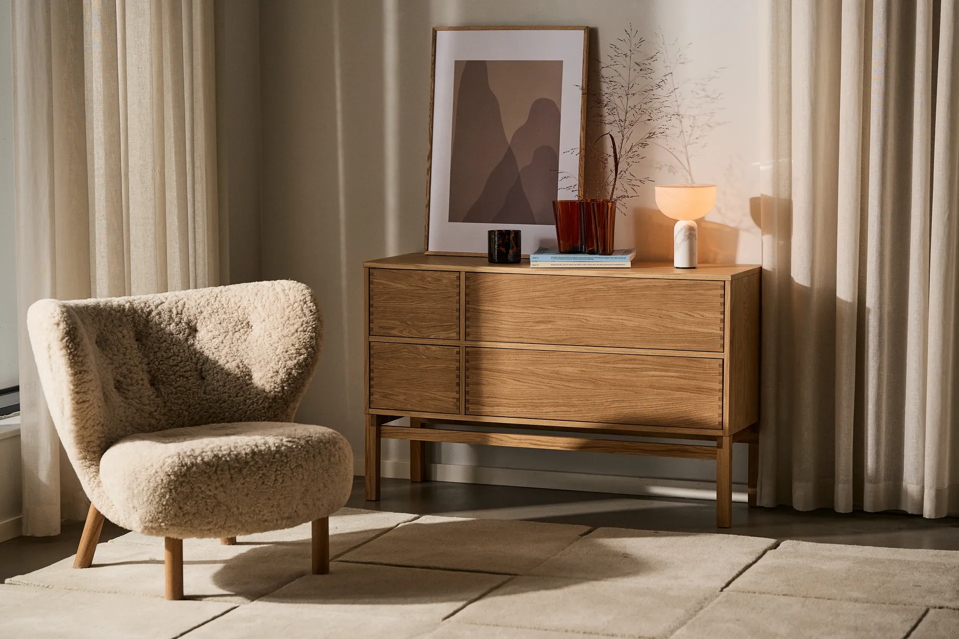 Stensö kehys tammi, 50x70 cm Scandi Essentials