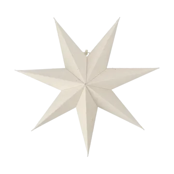Bare adventtitähti valkoinen - 45 cm - Scandi Living