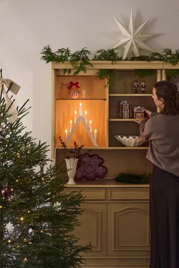 Bare adventtitähti valkoinen - 45 cm - Scandi Living