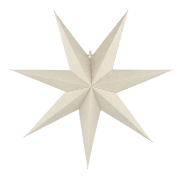 Bare adventtitähti valkoinen - 60 cm - Scandi Living