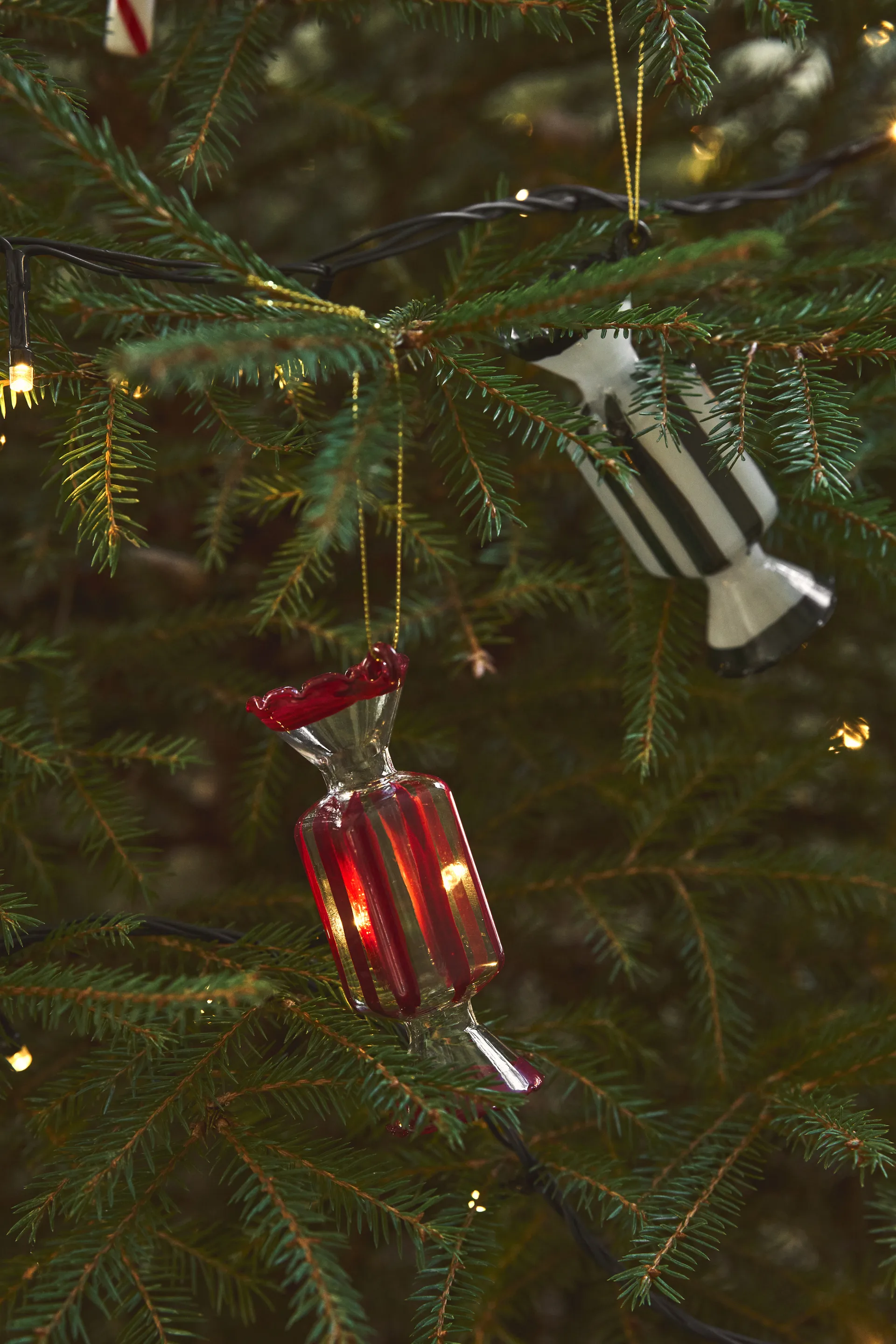 Bonbons joulukuusenkoriste 6-pakkaus, Punainen Scandi Living